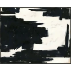 West Elm Abstracted Colors Framed Wall Art