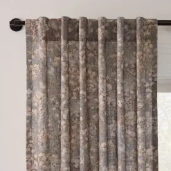 West Elm Abstract Hydrangea Curtain