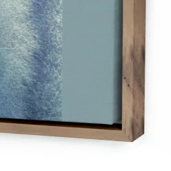 West Elm Abstract Paper Cut 13 Floating Canvas Wall Art