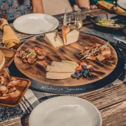 West Elm Acacia Wood Lazy Susan