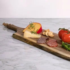 West Elm Acacia Wood Serving Boards with Handle