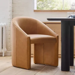 West Elm Adler Leather Dining Chair