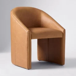 West Elm Adler Leather Dining Chair