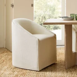 West Elm Adler Slipcover Dining Chair