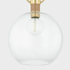 West Elm Agatha Globe Pendant