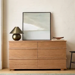 West Elm Aggie Cerused 6-Drawer Dresser (60")