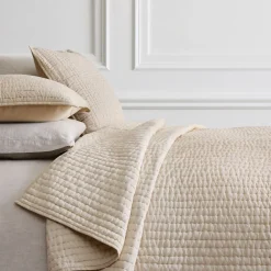 West Elm Airy Cotton Voile Solid Quilt & Shams