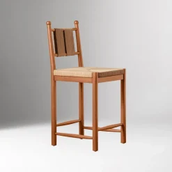 West Elm Alderbrook Woven Counter Stool