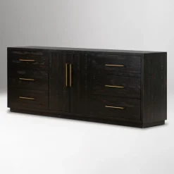 West Elm Alexa Burnished Pedestal Media Console (88")