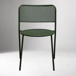 West Elm Alfie Stackable Outdoor Side Chairs (Set of 2)