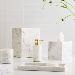 West Elm Amalfi Marble Bath Accessories