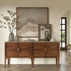 West Elm Amalthea Travertine Buffet (64")