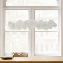 West Elm Amara Ceramic Linear Chandelier (50")