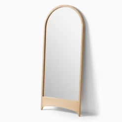 West Elm Ambrose Wood Floor Mirror