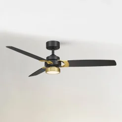 West Elm Amped Ceiling Fan with LED Light Kit 52"
