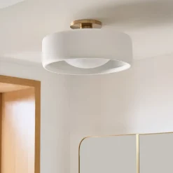 West Elm Anders Porcelain Flush Mount (–)