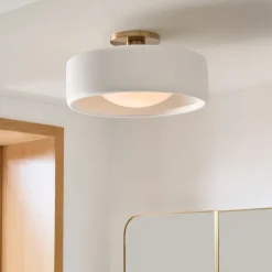 West Elm Anders Porcelain Flush Mount (–)