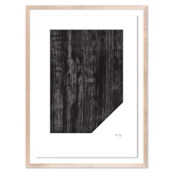 West Elm Angles in Black Framed Wall Art by The Holly Collective