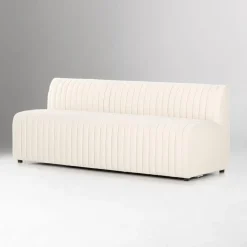 West Elm Anniina Channeled Dining Bench (–)