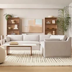West Elm Anton Marble Coffee Table (53")
