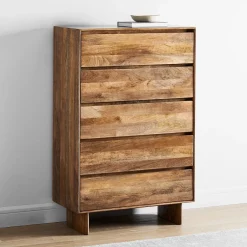West Elm Anton Solid Wood 5-Drawer Dresser (36")