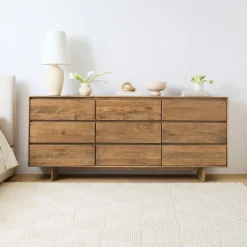 West Elm Anton Solid Wood Wide 9-Drawer Dresser (85")
