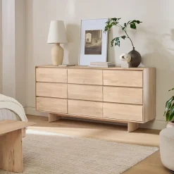 West Elm Anton Solid Wood Wide 9-Drawer Dresser (85")