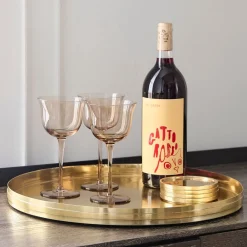 West Elm Archer Barware Metal Tray
