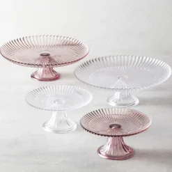 West Elm Archie Glass Cake Stand