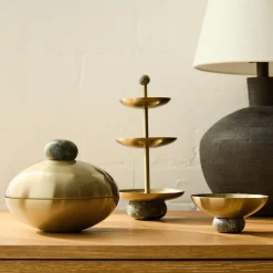 West Elm Ares Metal & Marble Jewelry Storage