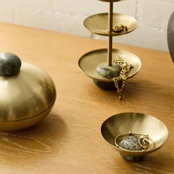 West Elm Ares Metal & Marble Jewelry Storage