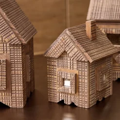 West Elm Artisan Wood Village Houses