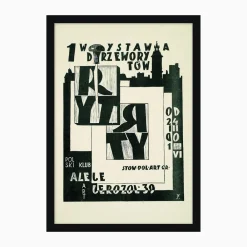 West Elm Art Show Poser Framed Poster