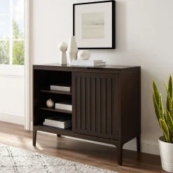 West Elm Asher Record Storage Media Console