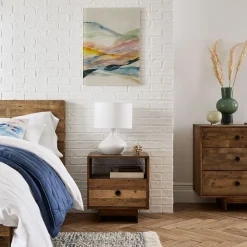 West Elm Asymmetry Ceramic Table Lamp (19")