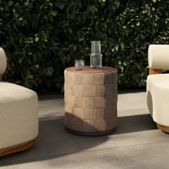 West Elm Audric Outdoor Side Table (18")