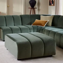West Elm Avalon Channeled Ottoman
