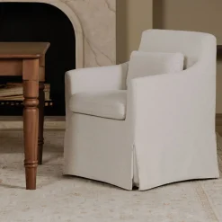 West Elm Avenne Slipcover Dining Chair