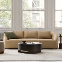 West Elm Aviana Leather Sofa (86"–106")