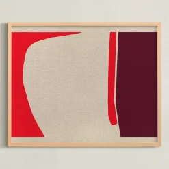 West Elm A-Walk Around The Block Wall Art by Minted for