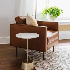 West Elm Axel Leather Chair