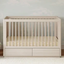 Kids West Elm Babyletto Bento 3-in-1 Convertible Storage Crib w/ Toddler Bed Conversion Kit