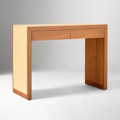 West Elm Baldwin Raffia Storage Console (40")