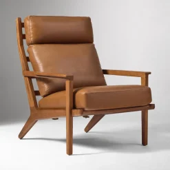 West Elm Barlow Leather Chair