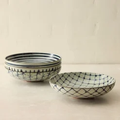 West Elm Baso Ceramic Pasta Bowl Sets