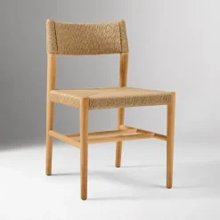 West Elm Baycrest Outdoor Teak Side Dining Chair Protective Cover