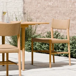 West Elm Baycrest Outdoor Teak Side Dining Chairs