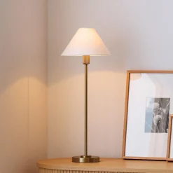West Elm Beatrix Table Lamp (24") - Linen Shade