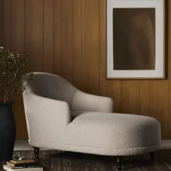 West Elm Beebee Tufted Chaise Lounge