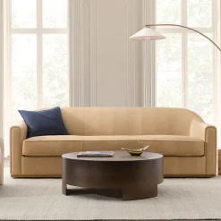 West Elm Bennett Leather Sofa (60"–96")